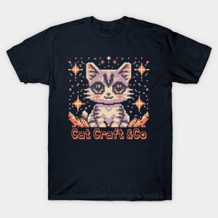 Cat Craft & Co - Pixel Cat T-Shirt